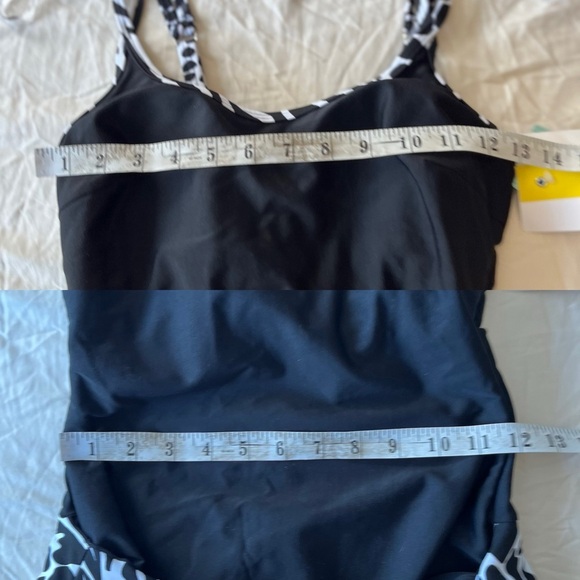 NWT Christina Skirted Animal Print Tummy Control One Piece Swimsuit 8 - Picture 15 of 15